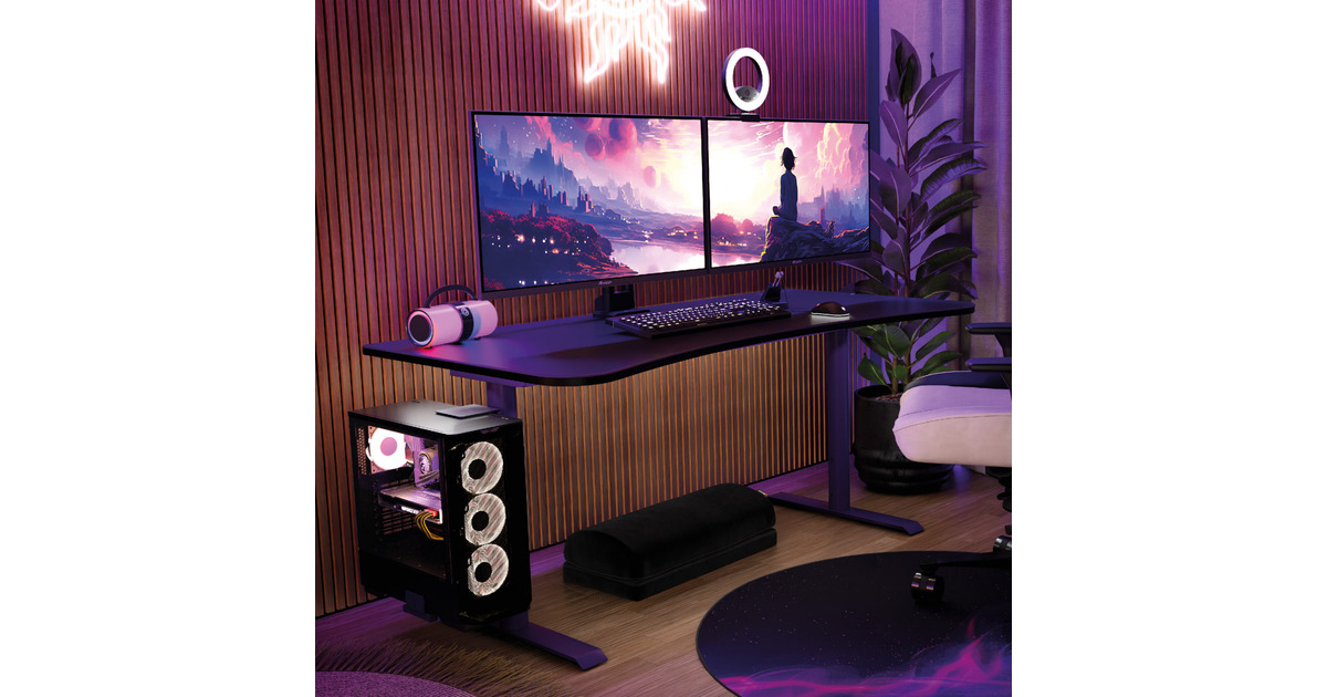ArozziArena Gaming Desk - Purple  (Paars)