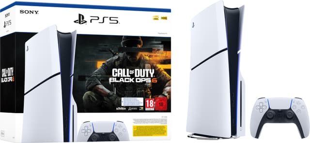 PlayStation 5 Slim Disc Edition spillekonsol (CoD Black Ops 6-bundle)