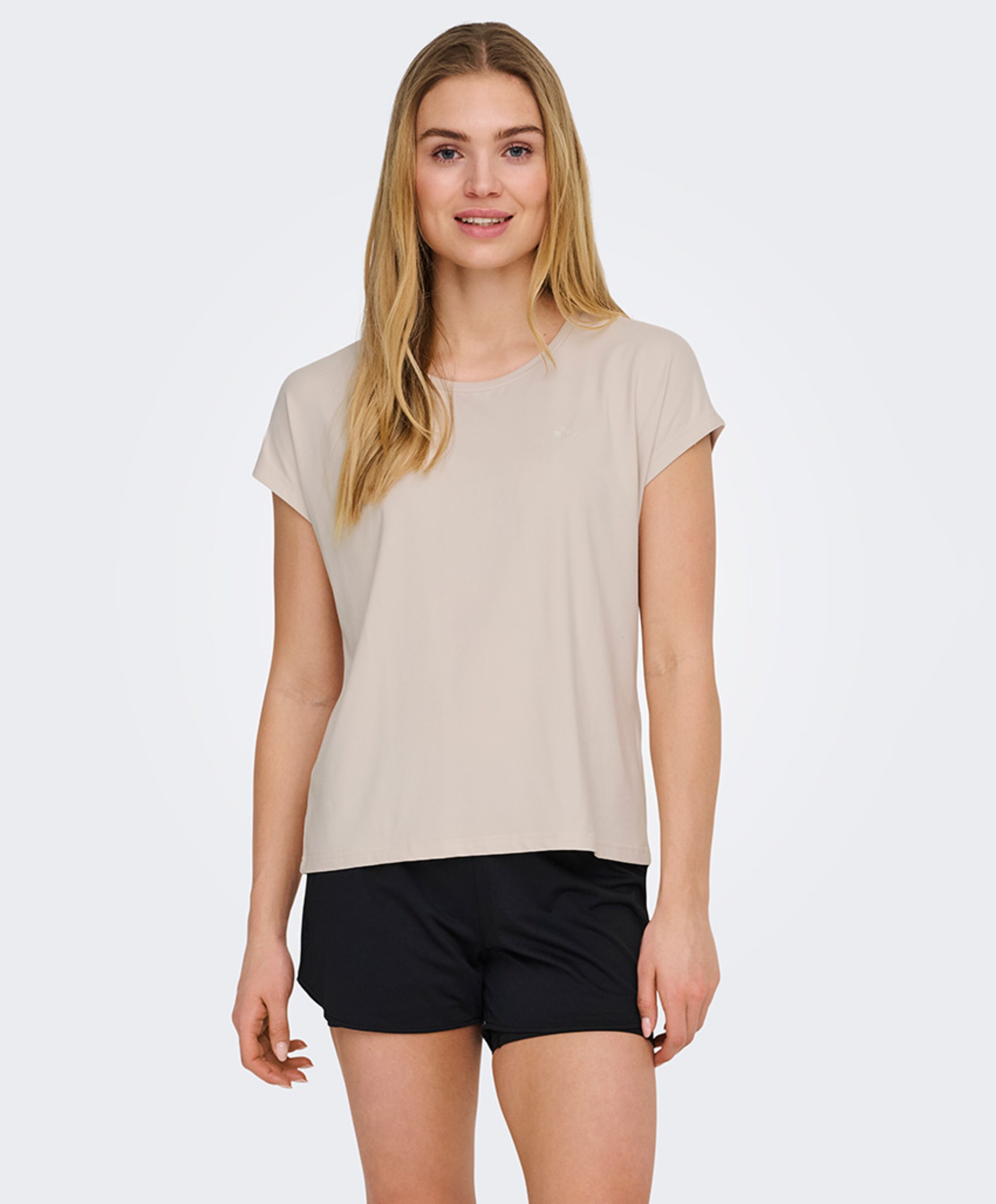 Only play Dames t-shirt grijs