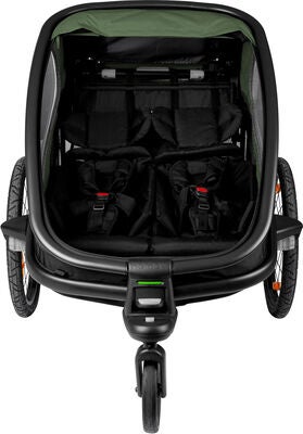 Hamax Outback Sykkelvogn, Green/Black
