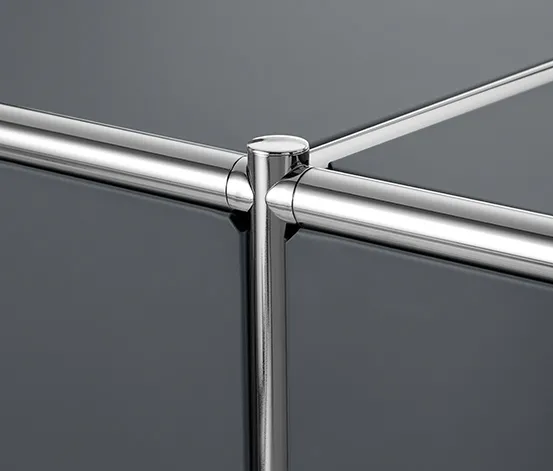 Sideboard Metall »CN3« mit versetzbaren Klappenfächern, schwarz