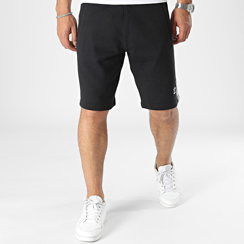 Short Jogging A Bandes IA6351 Noir
