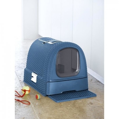 Bandeja de areia para gatos Curver Blue