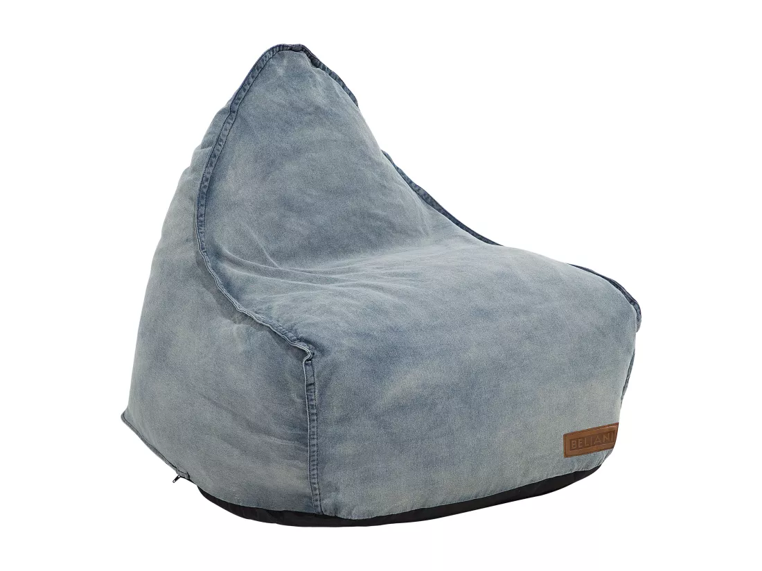 Pouf poire 200 L DROP 63 cm 75 cm Bleu clair