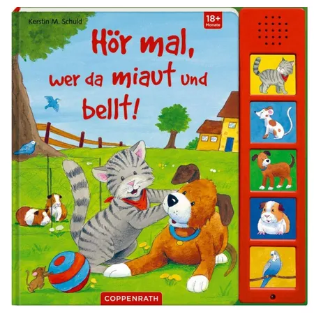 Die Spiegelburg Hör mal, wer da miaut und bellt! mit 5 Sounds