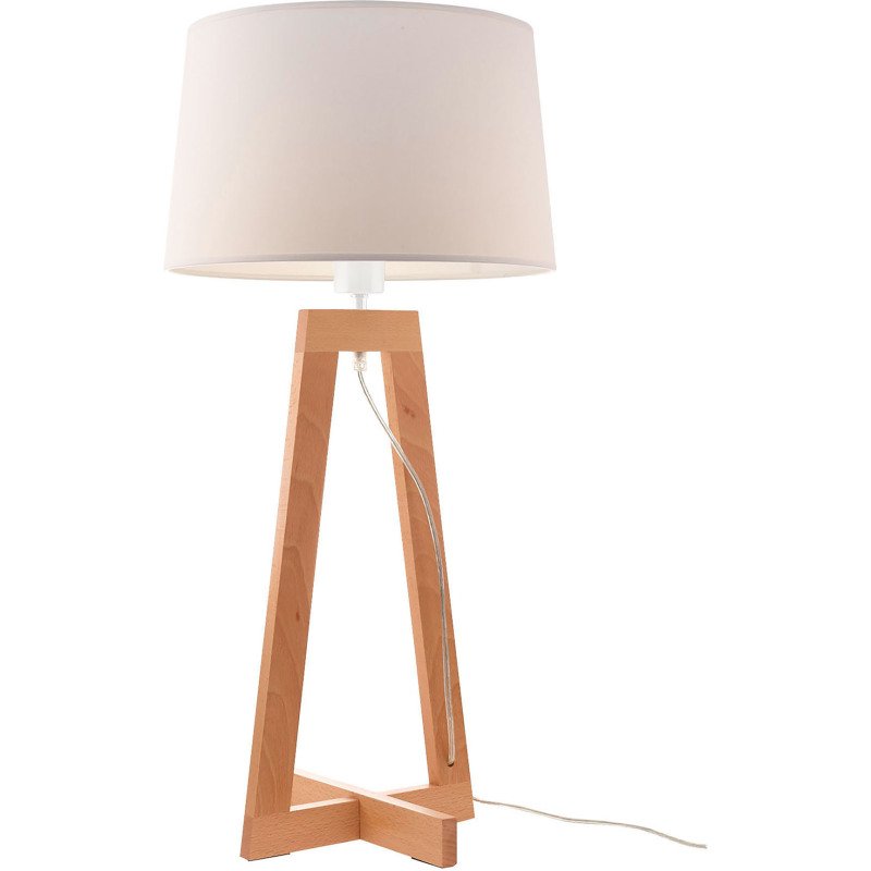 Lampe de bureau Led Woody - Aluminor - 7 W - E27 - Naturel