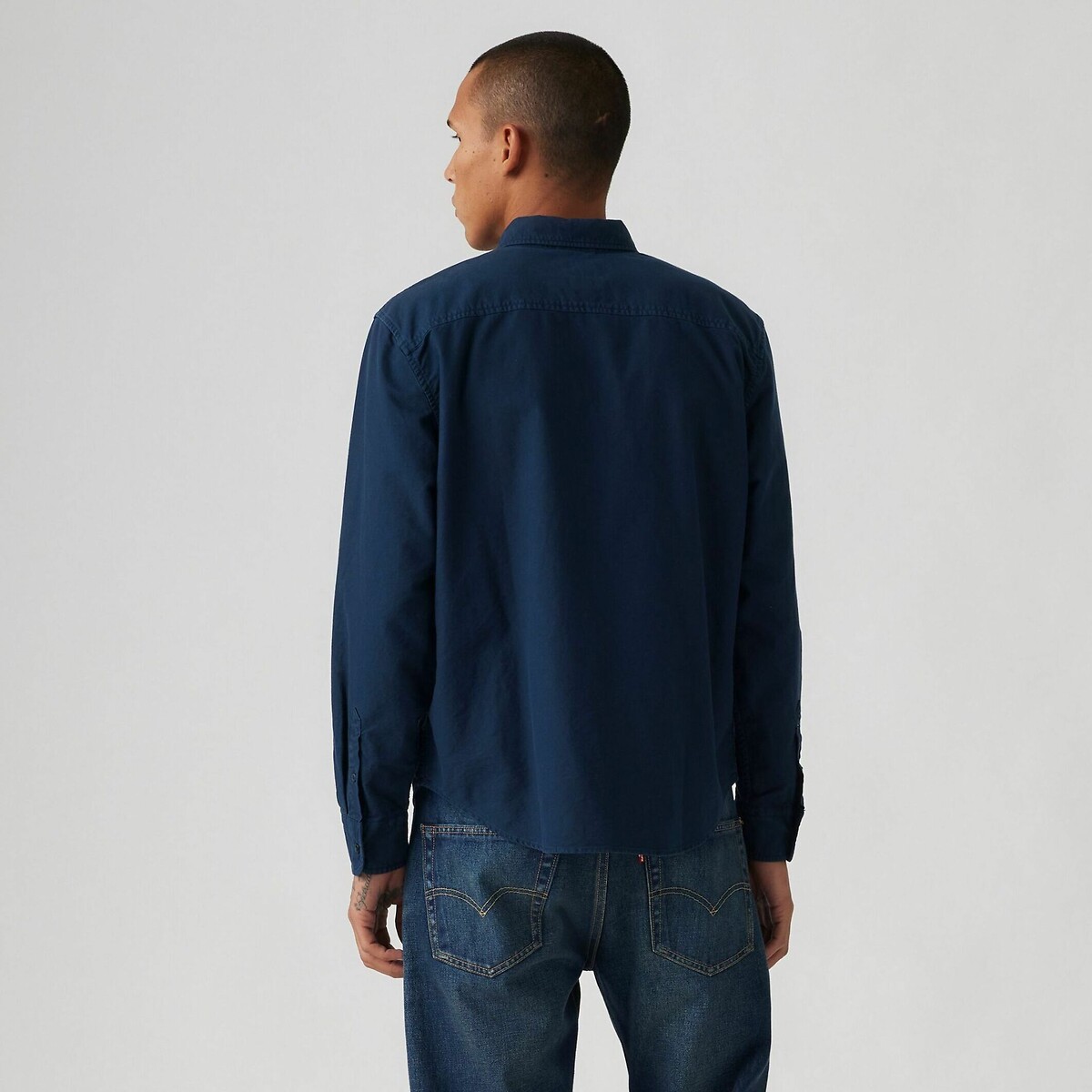 LEVI'S<br>Bainha com botão kraag Oxford relaxado