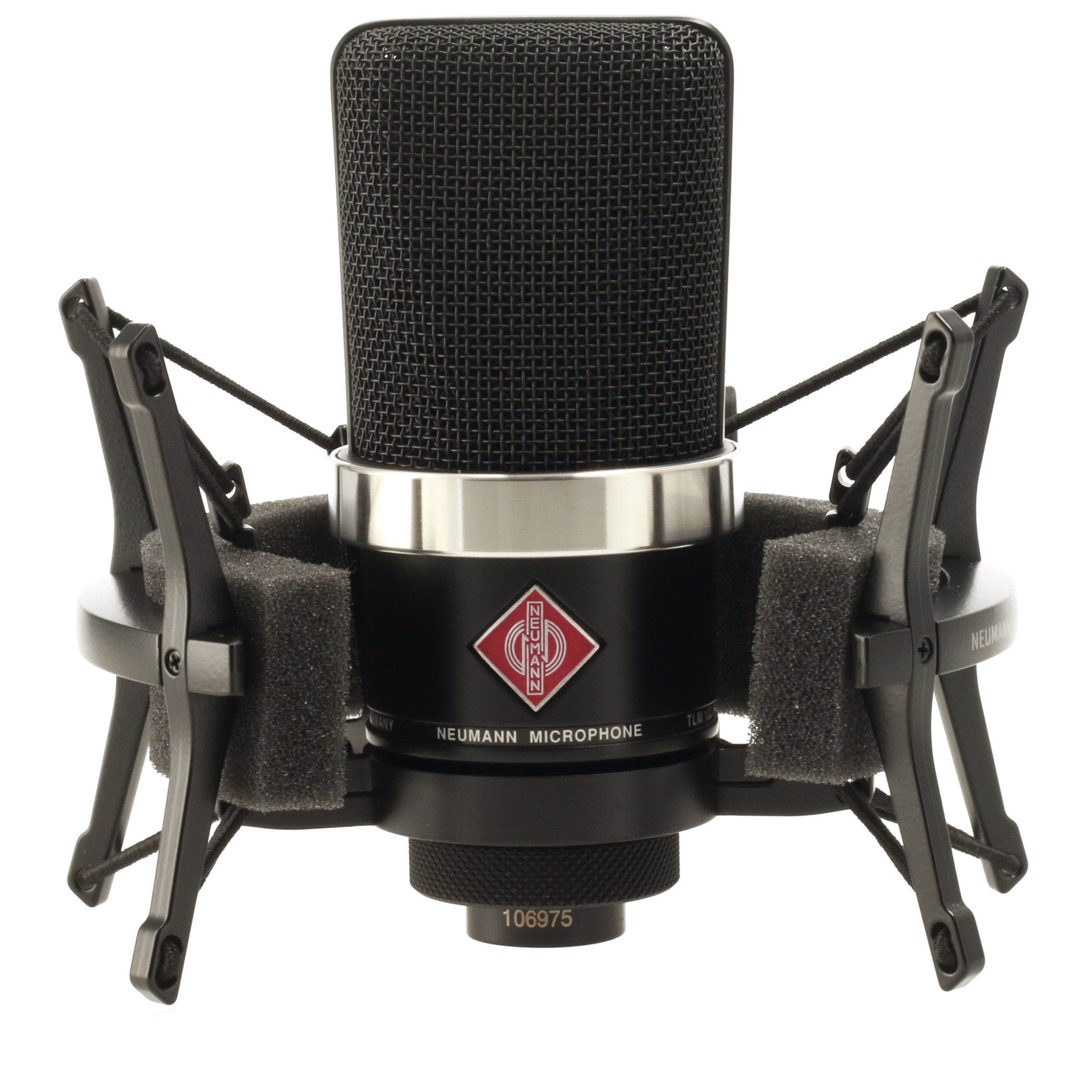 Neumann TLM 102 BK Studio set condensatormicrofoon met Sennheiser HD 280 koptelefoon