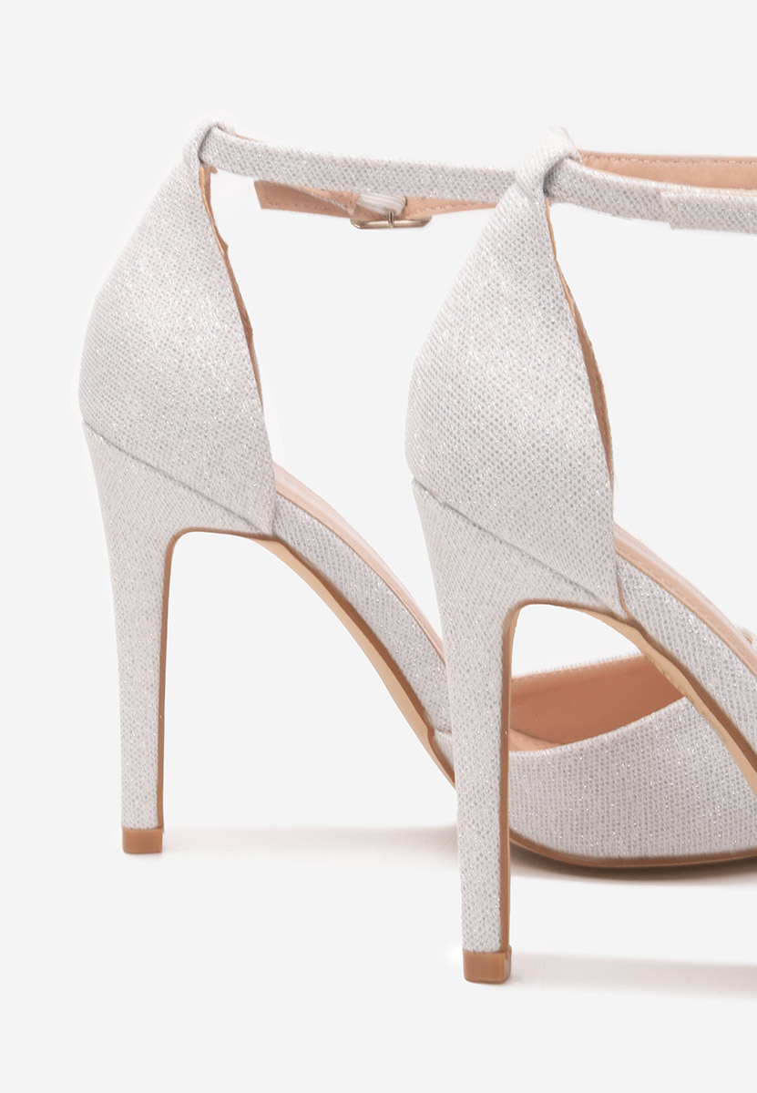 Chaussures stiletto argent Floriena