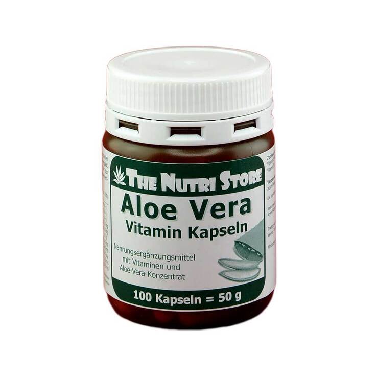 Aloe Vera 200 mg Vitamin Kapseln, 100 St