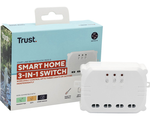 Trust Smart ACM-3500 inbouwschakelaar 3-in-1