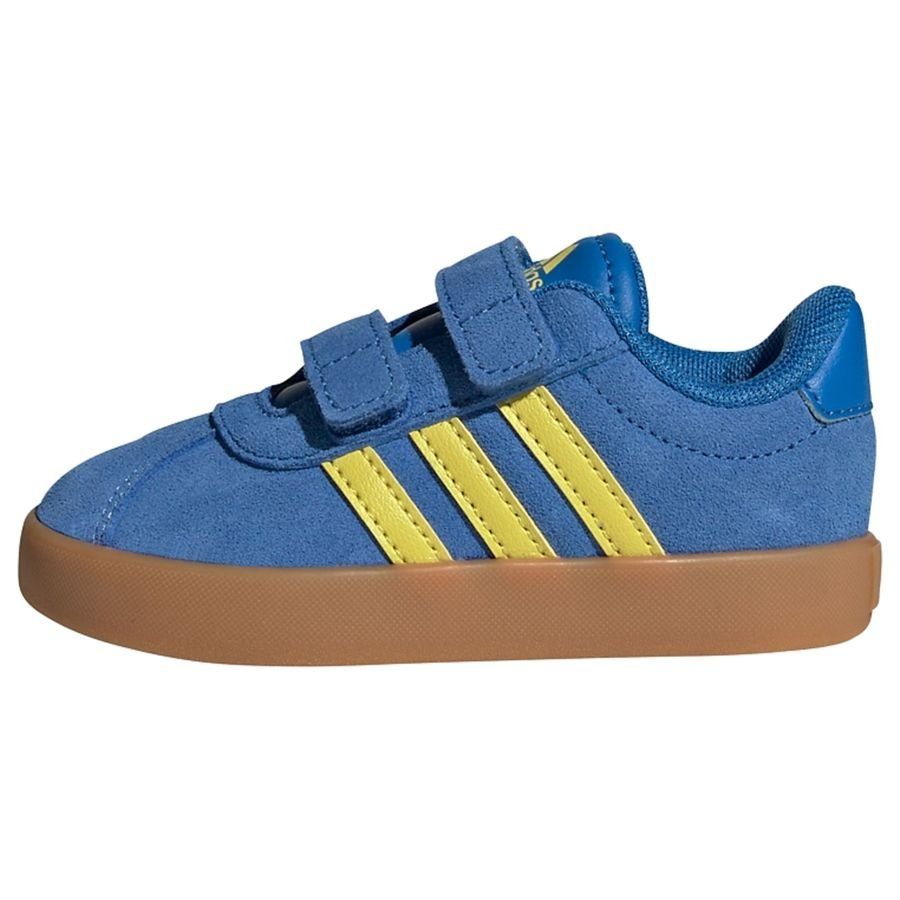 adidas Chaussures VL Court 3.0 - Bleu/Pure Sulfur Enfant