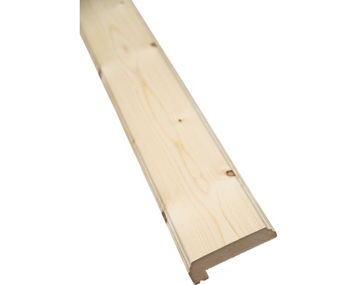 Brede balkonleuning, sparrenhout, 2500x110x40 mm
