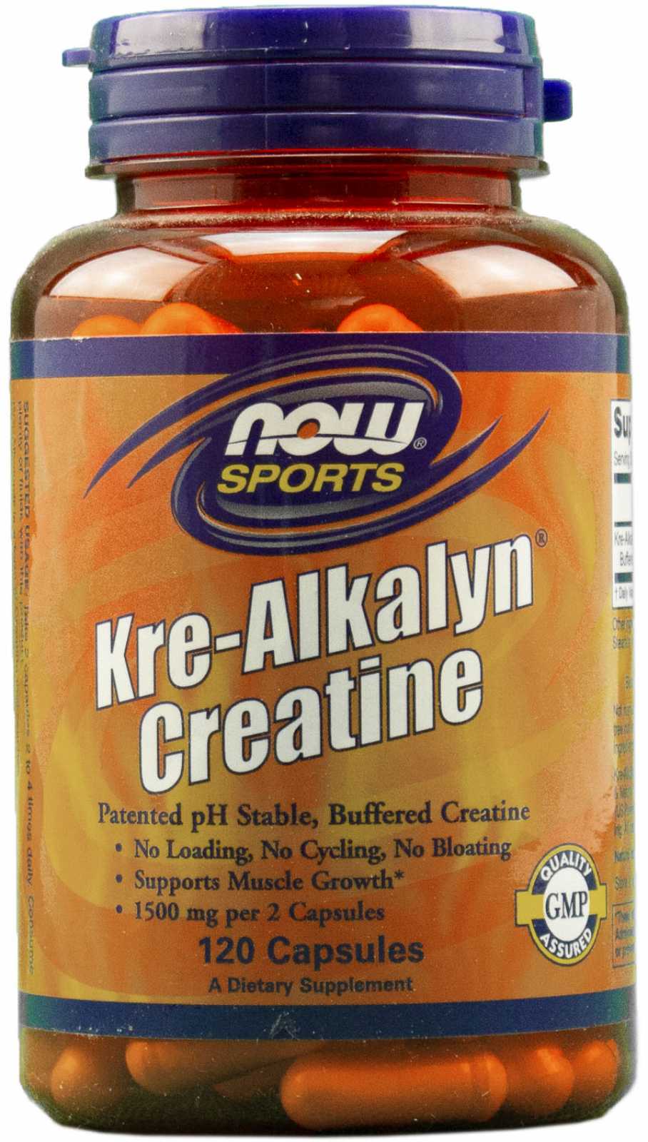 NOW Foods Creatina Kre-Alkalyn 120 cápsulas