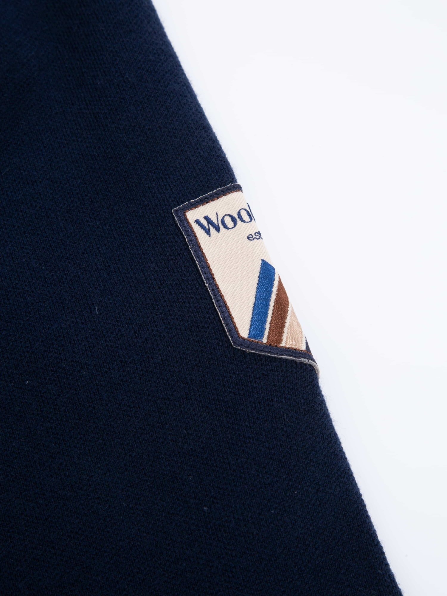 Tydal Strikket Half-Zip Ullgenser Herre Dark Blue