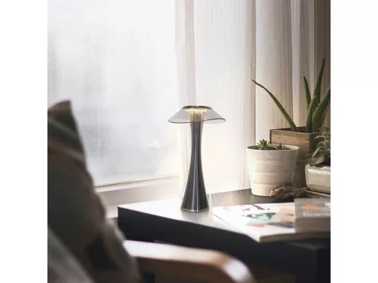 NETTLIFE Lampe de table LED ，Touch Lampe de table à intensité variable de nuit rechargeable Lampe de chevet diurne d'ambiance USB portables