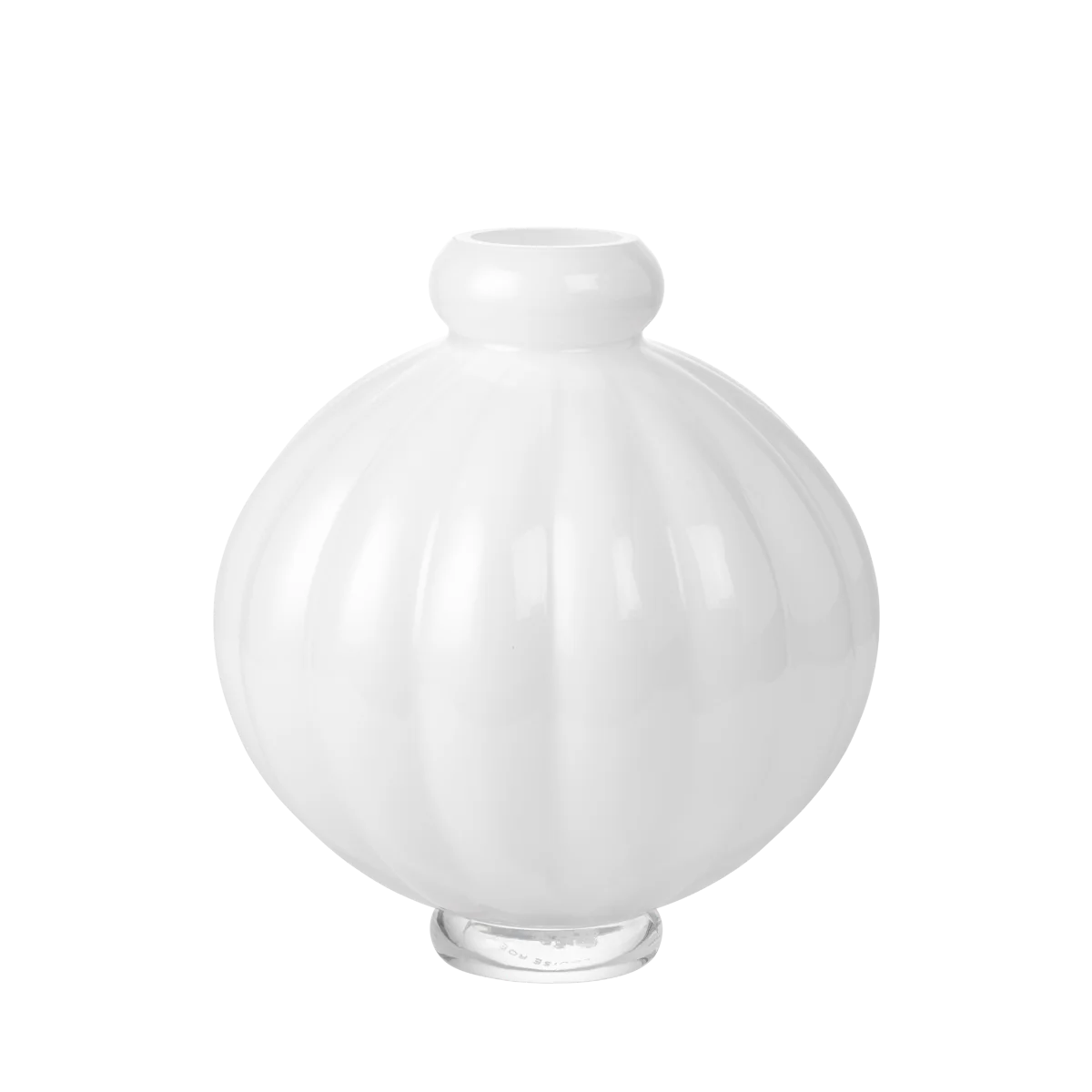 Louise Roe  Balloon vase #01, opal white - H:25 cm.
