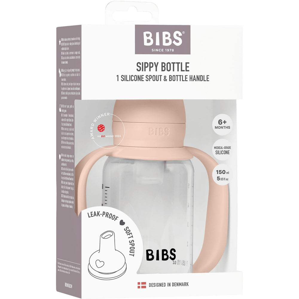 Køb Bibs Blush Baby Sippy Flaske Spout Round Silikone Slow Flow