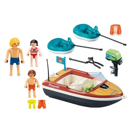 PLAYMOBIL® 70091 Family Fun Sportboot mit Fun-Reifen
