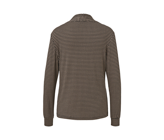 Bedrucktes Blusenshirt mit V-Ausschnitt