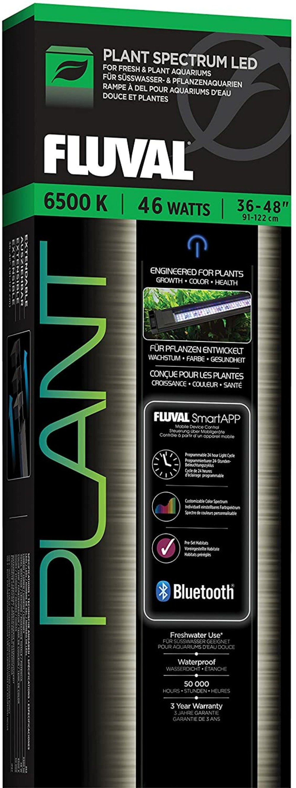 Plant éclairage pour aquariophilie 3.0 led 46 w 91-122 cm
