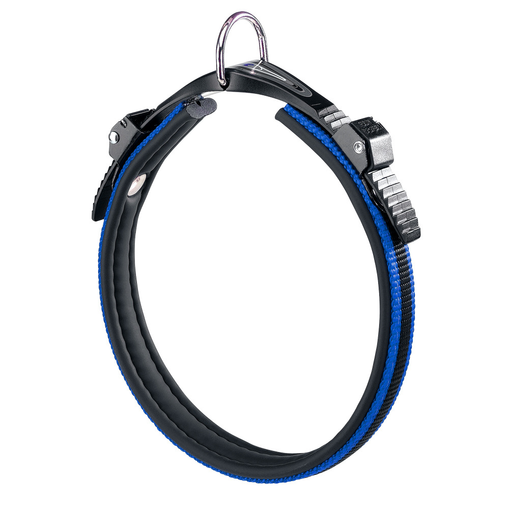 Ferplast collier ergonomique pour chiens ergocomfort c15/42, fermeture à double micro-régulation, rembourrage souple, attache