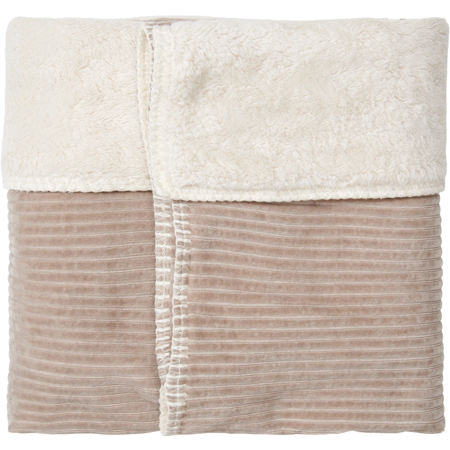 koeka Babydecke Plüsch Vik Taupe
