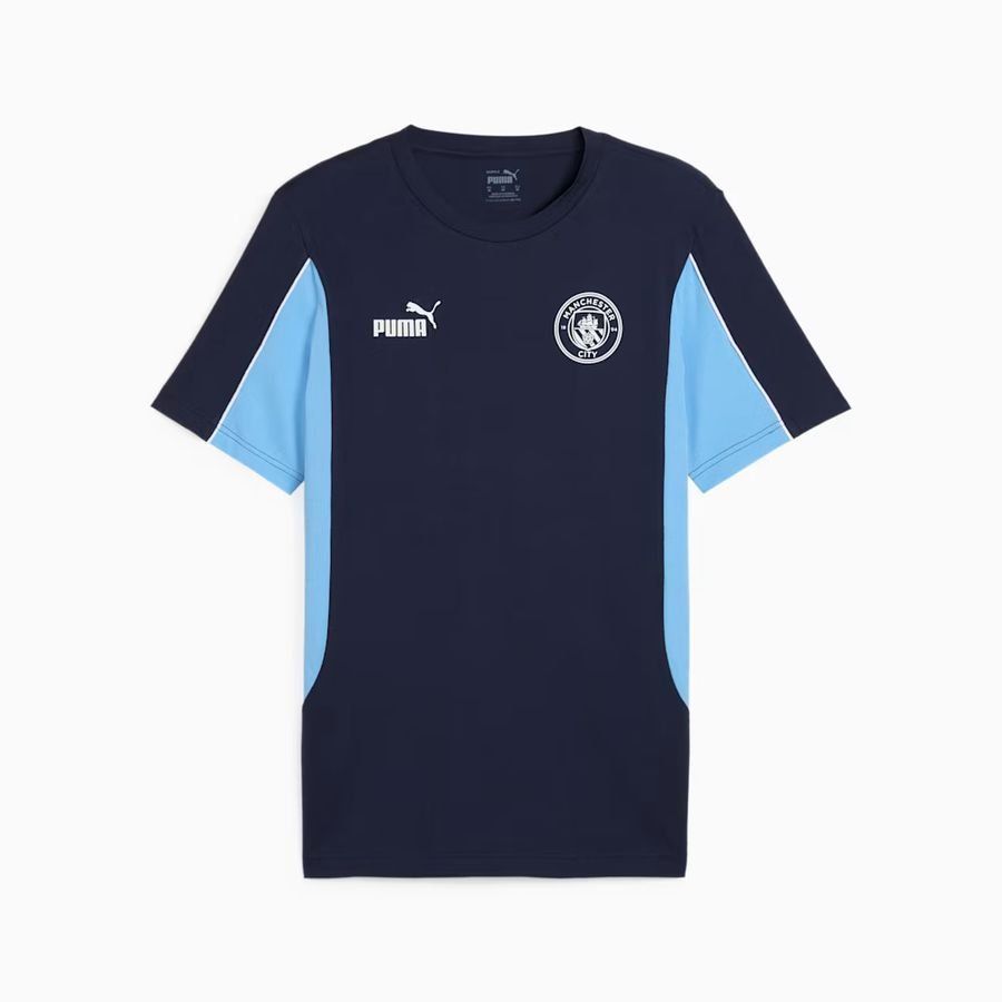 MCFC ftblARCHIVE Tee PUMA Navy-Team Light Blue