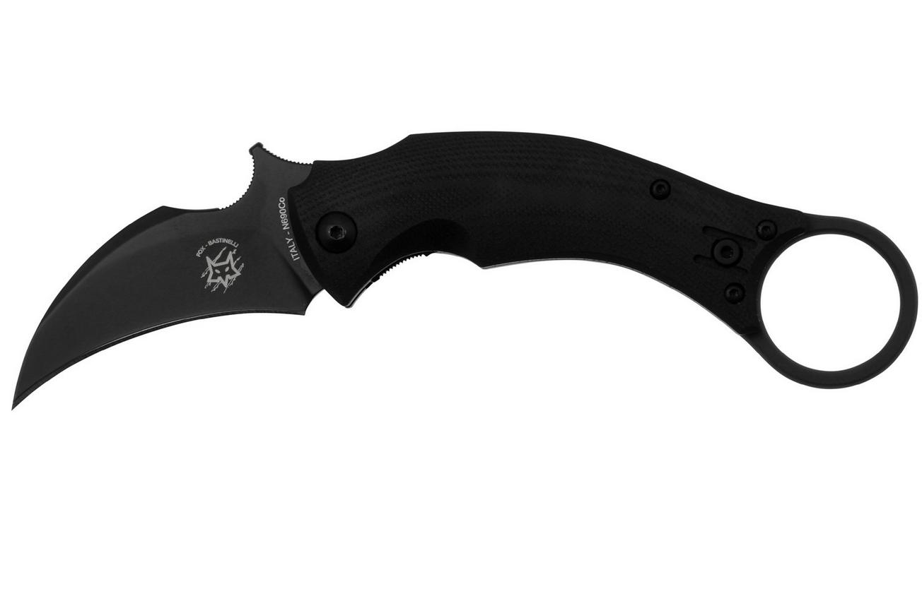 Fox Black Bird Bastinelli FX-591 Black karambit