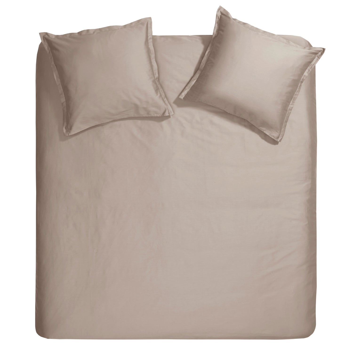 Cinderella dekbedovertrek Satijn - 200x200|220 cm - Taupe