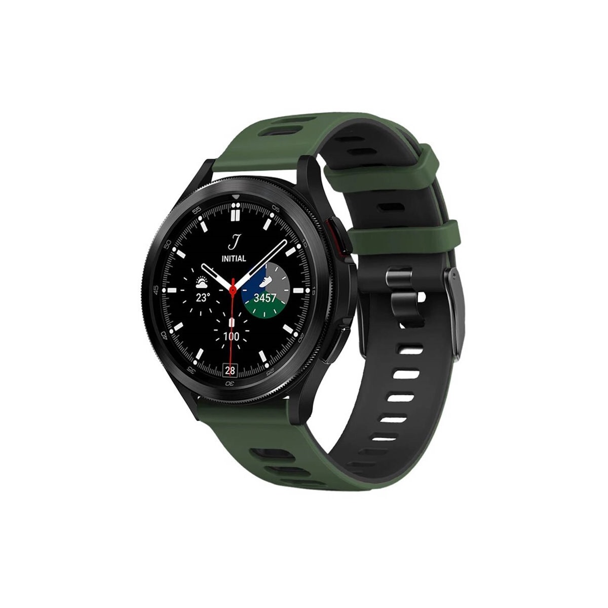 Twin Sport Armband Samsung Galaxy Watch 4 Classic (42mm) - Grønn/svar