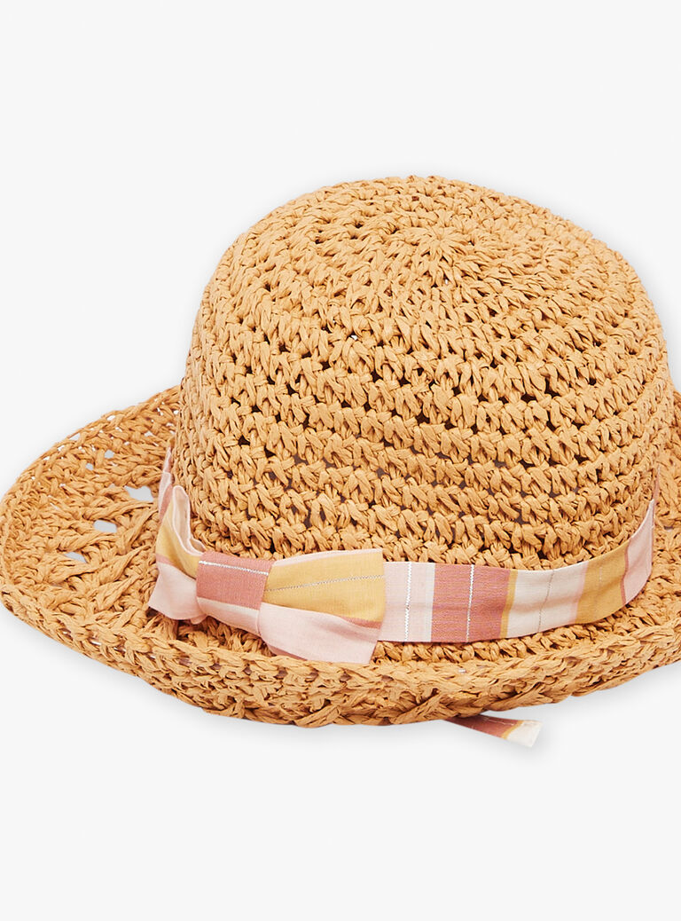 Chapeau de paille naturel