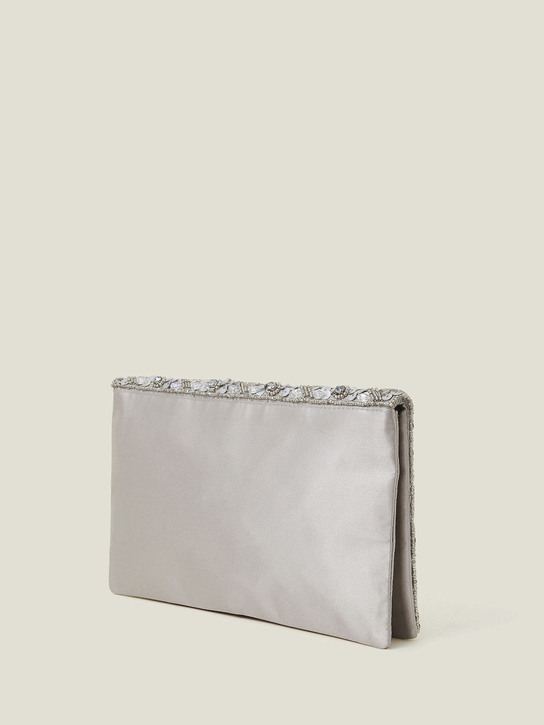 Accessorize Tianna Metallic Clutch tas