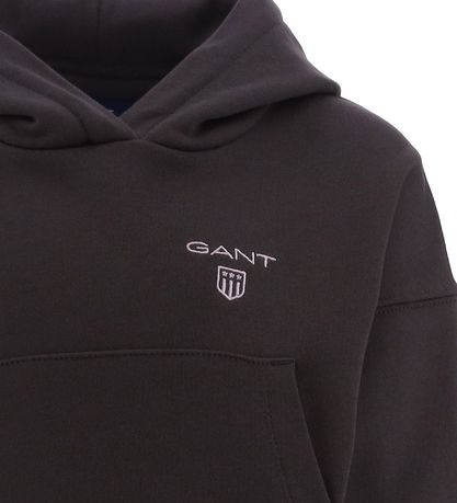 GANT H?ttetr?je - Cropped - Contrast Shield - Dark Graphite
