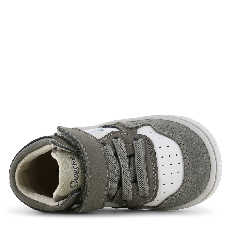 Shoesme wit-grijs sneakertje Microfiber leer, Suède | Sale