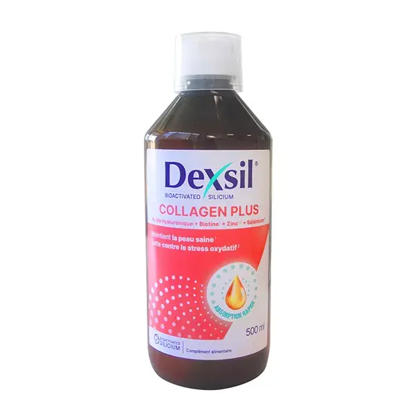 Dexsil Collagen Plus Skin Beauty Colágeno e Ácido Hialurônico 500 ml