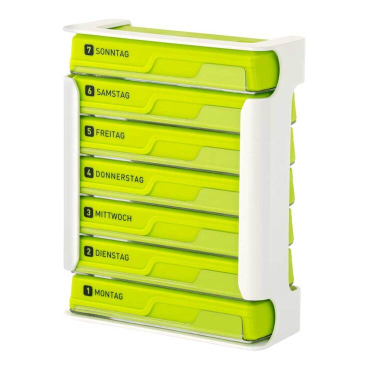 Wepa 7 Tage Compact Wochenmagazin weiß / grün, 1 St