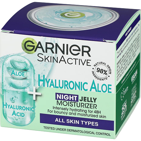 Natcreme m. aloe vera og hyaluronsyre