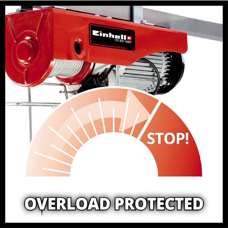 Einhell elektrische takel 500/999kg