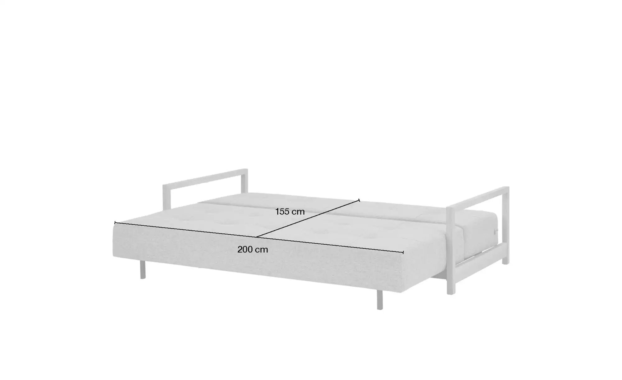 Schlafsofa Webstoff Akkito