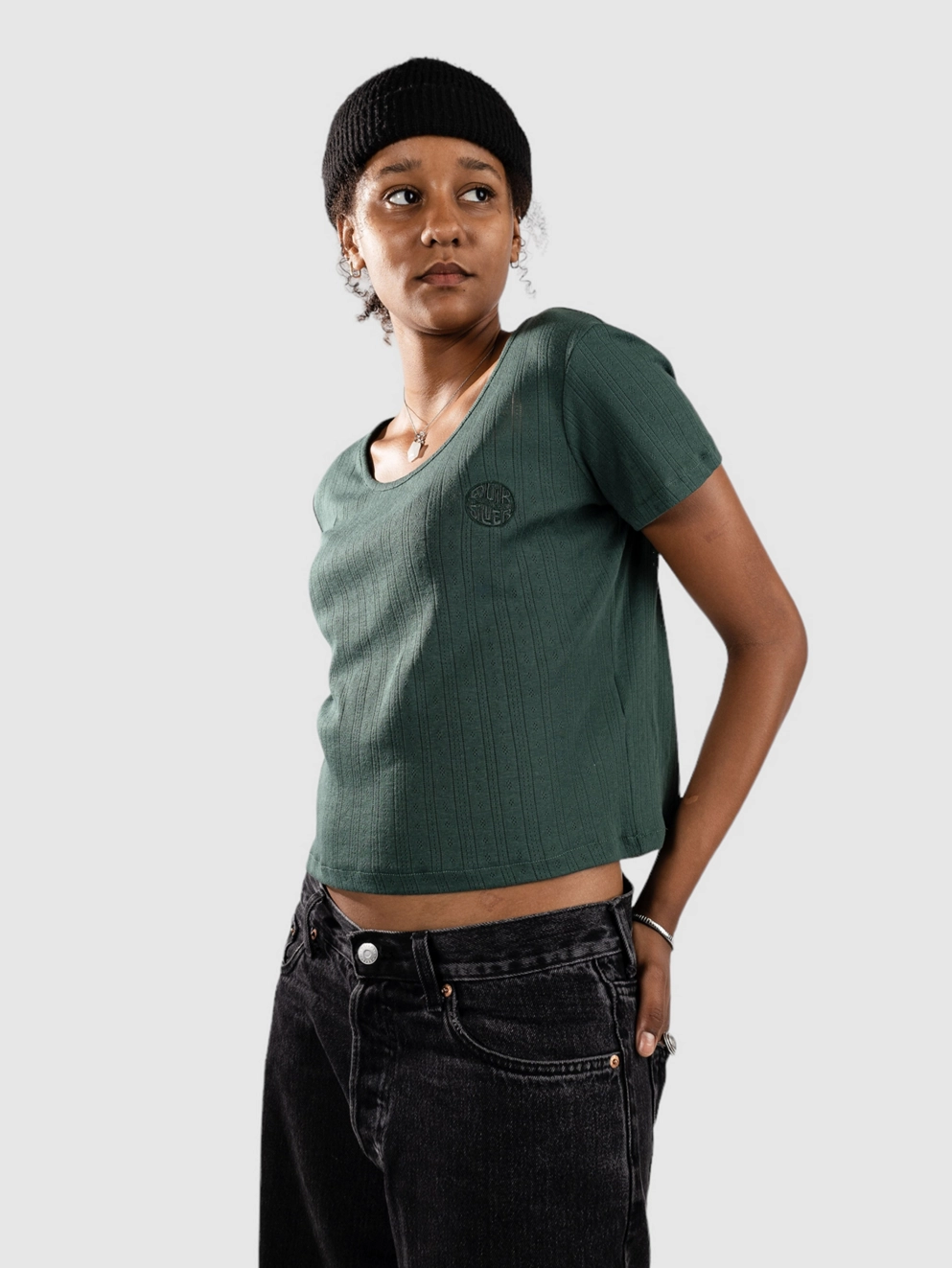 Quiksilver Uni Fabric Interest T-Shirt forest