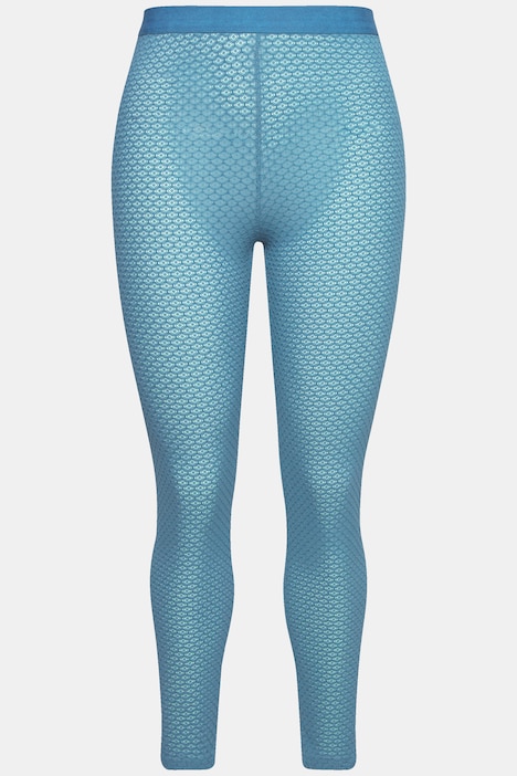 Strumpf-Leggings, Diamant-Spitze, leicht transparent