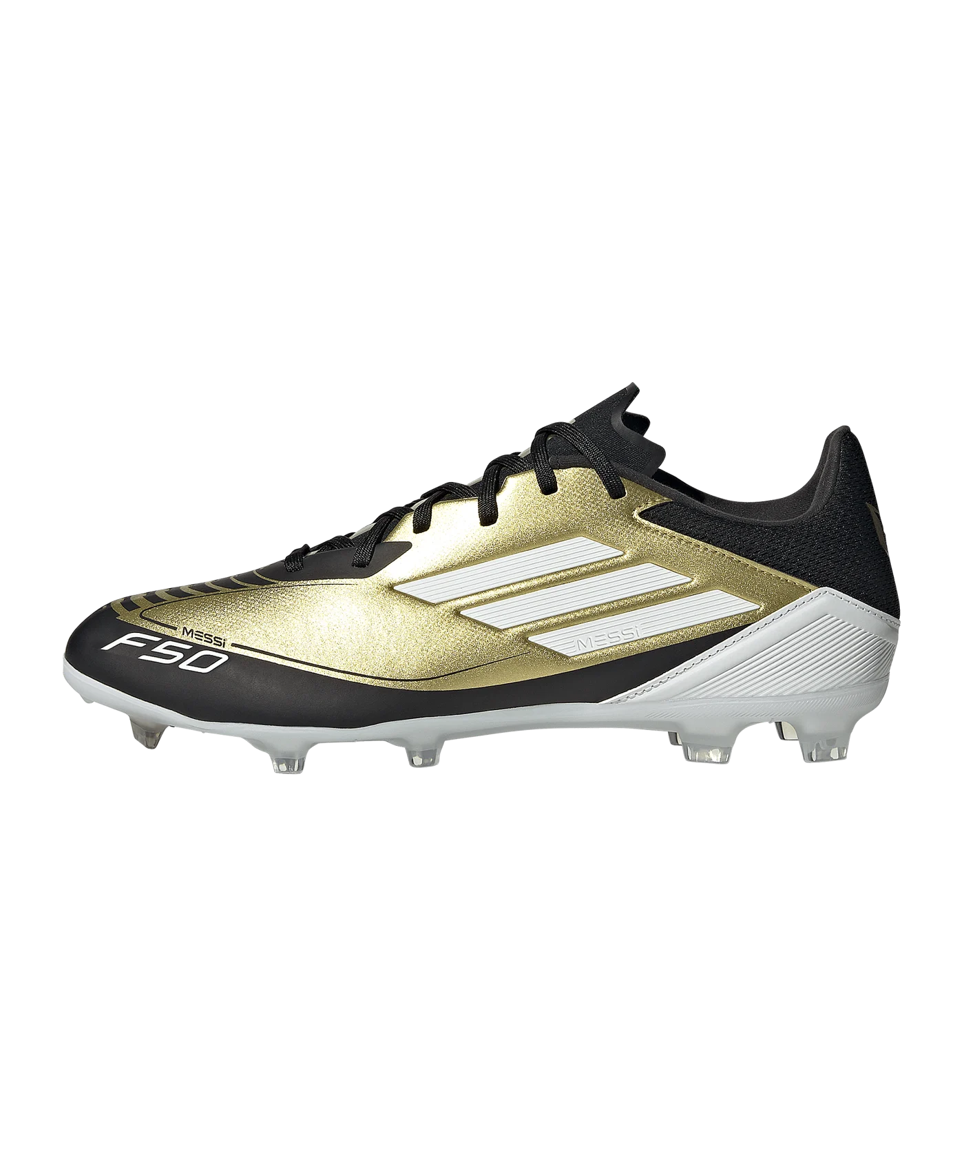 adidas F50 League FG/MG Messi Triunfo Dorado Gold Weiss