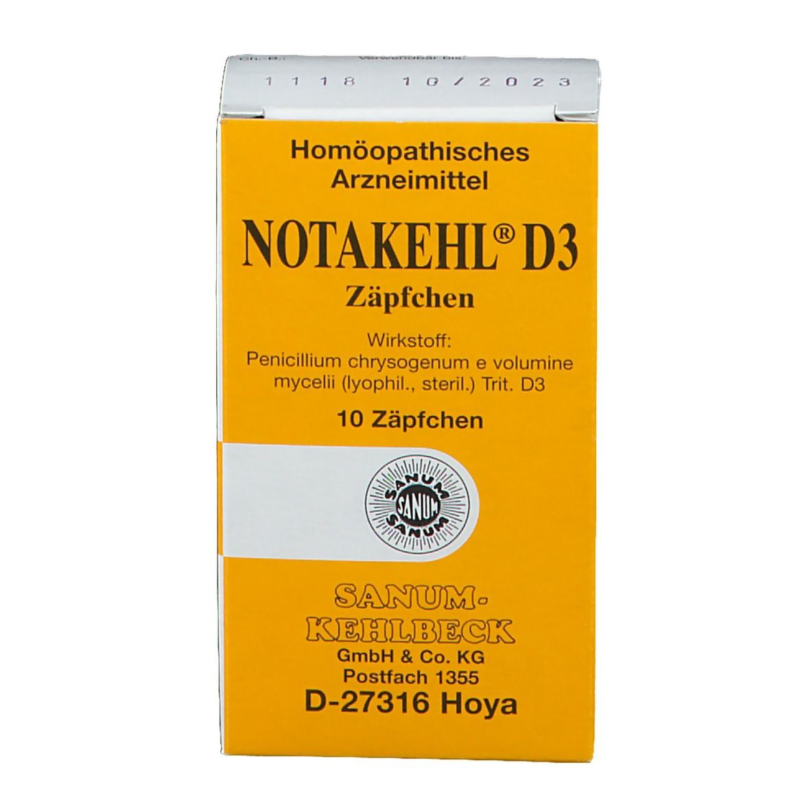 Notakehl® D3 Suppositiorien