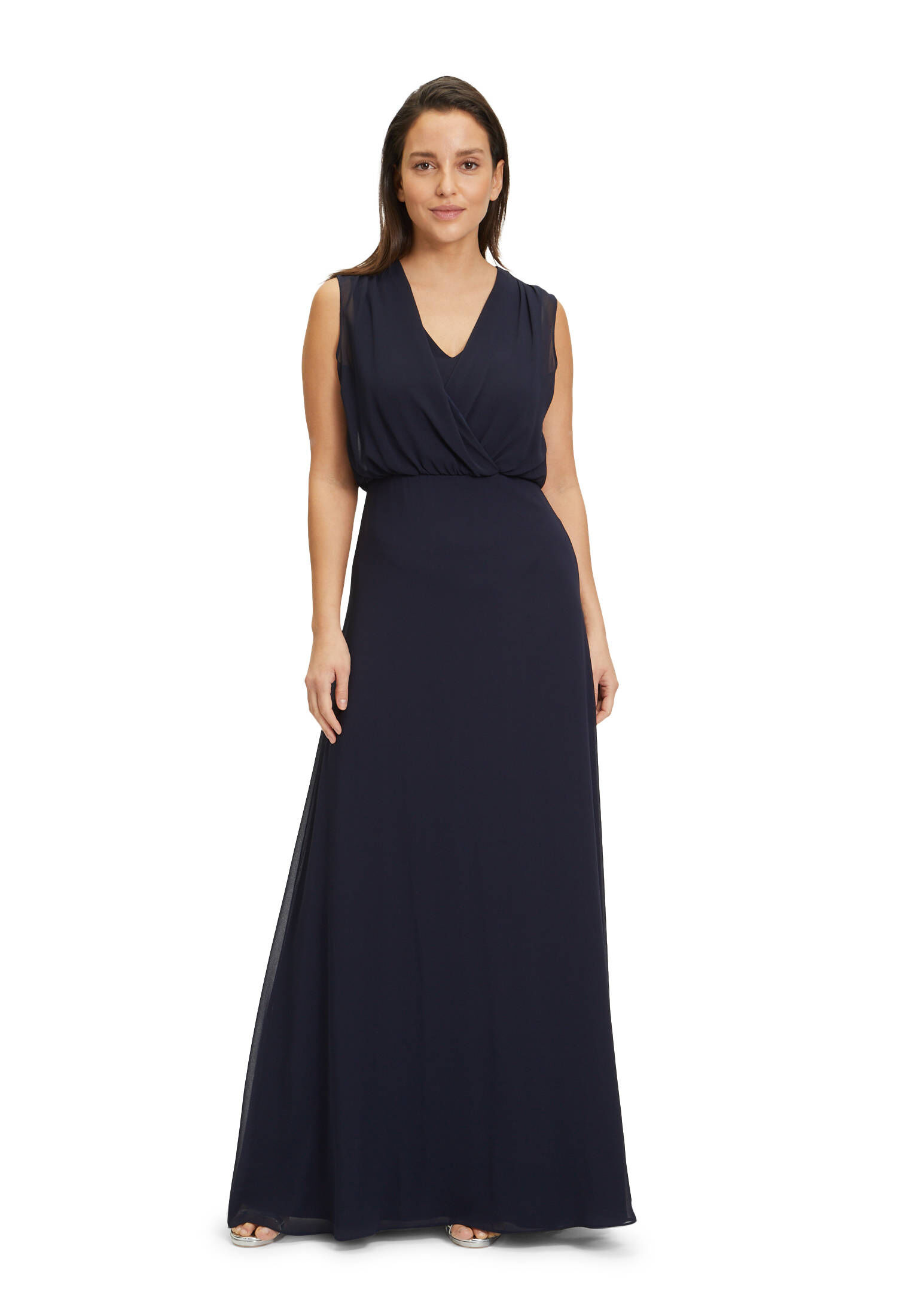 Vera Mont| Damen Chiffonkleid figurbetont
