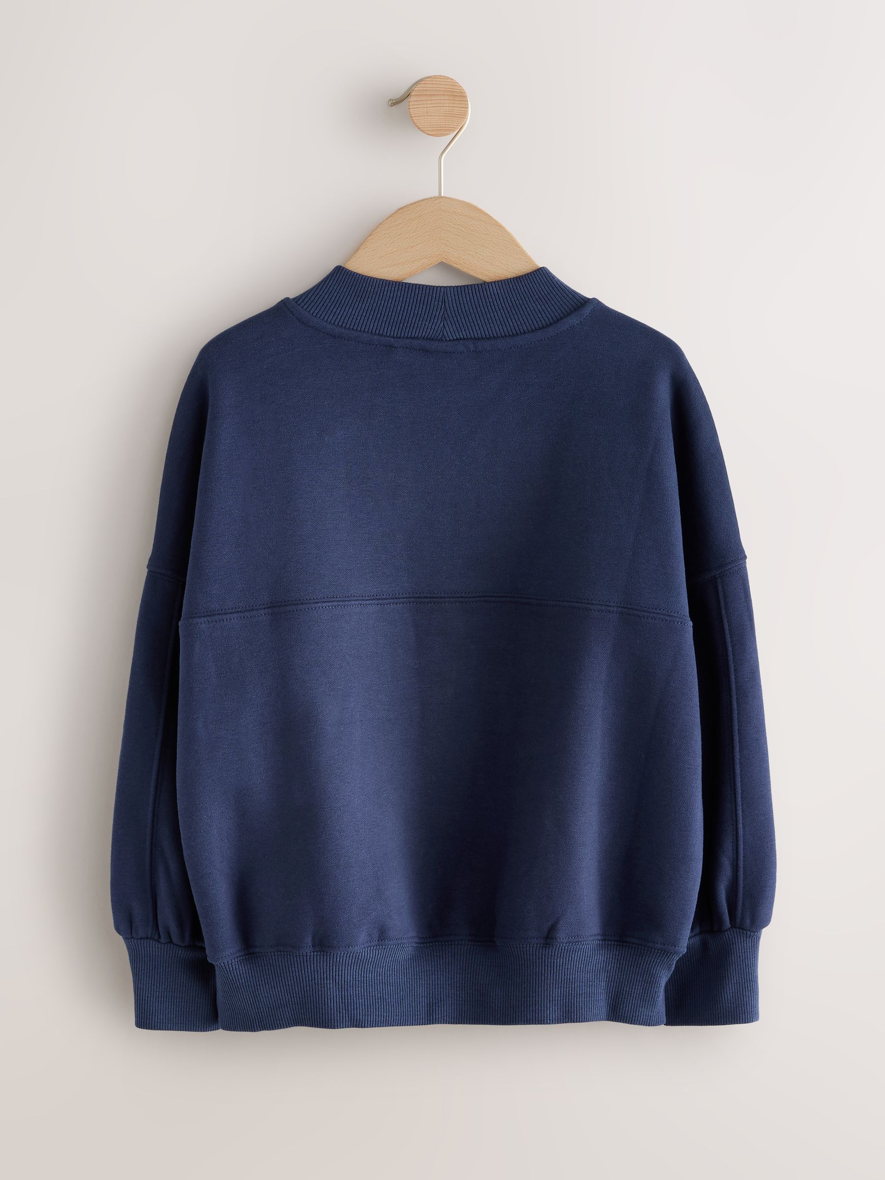 Marineblauw - Sweatshirt met slogan (3 - 16 jr)