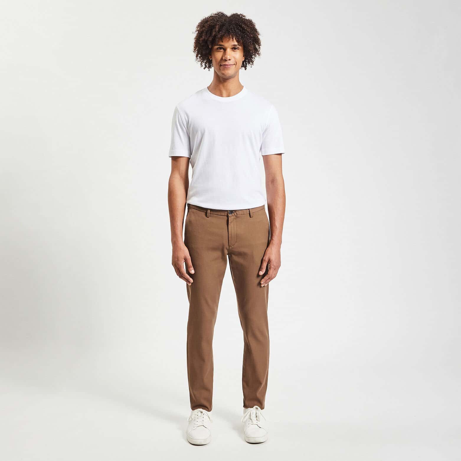 Pantalon chino slim urbain 'le parfait by JULES' Camel