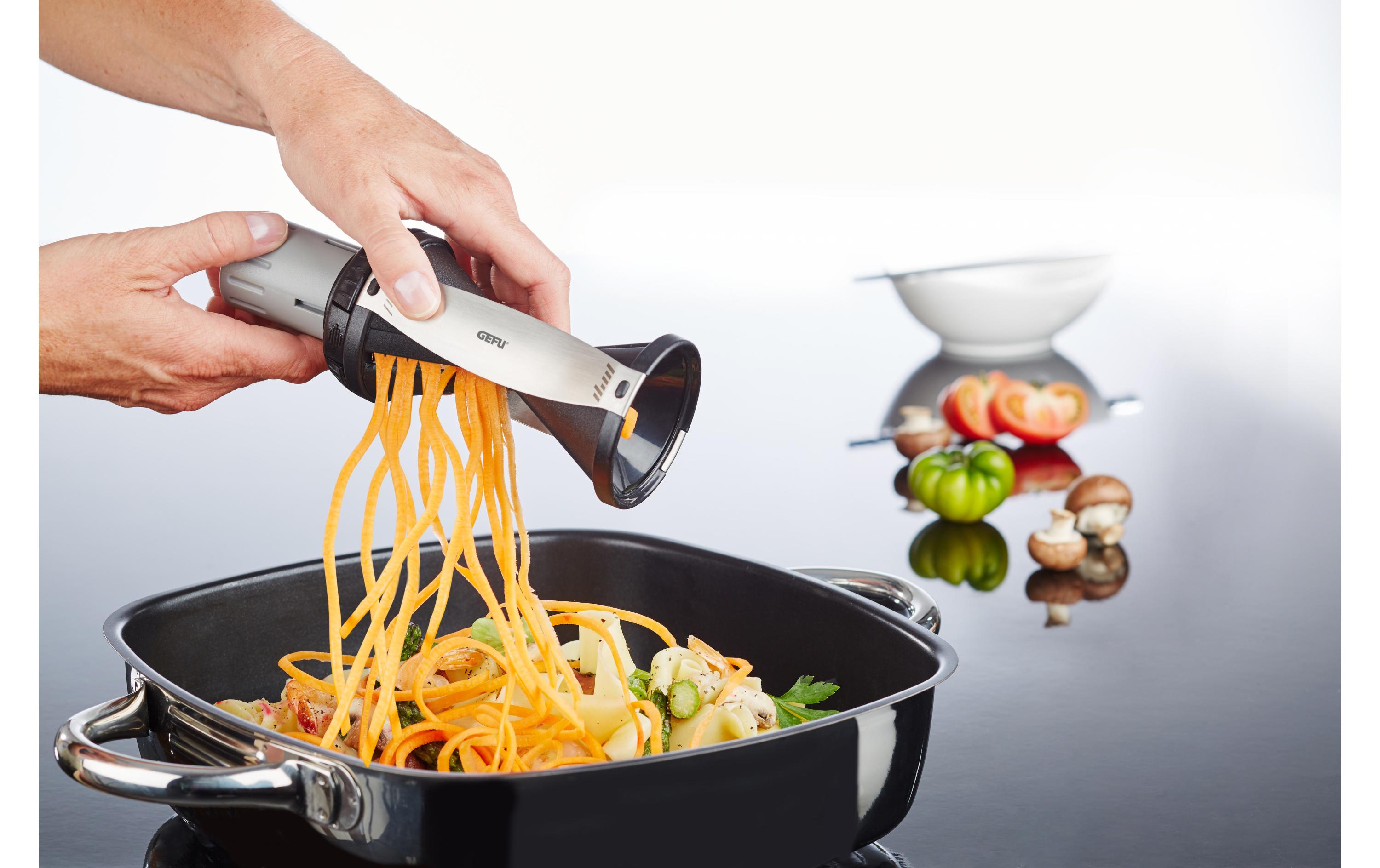 Spiralschneider Spirelli 2.0 SchwarzGemüseschneider für besonders lange Julienne-Spiralen