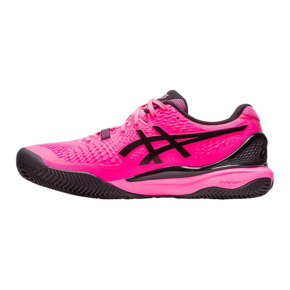 Asics GEL-RESOLUTION® 9 CLAY - Chaussures tennis Homme hot pink/black