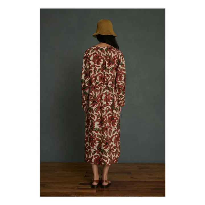 Soeur Robe Agnès Popeline de Coton | Terracotta